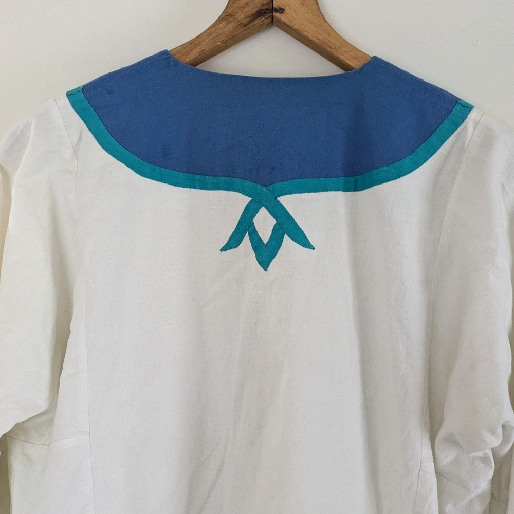 OOAK Vintage Handmade Embroidered Tunic - Picture 7 of 13